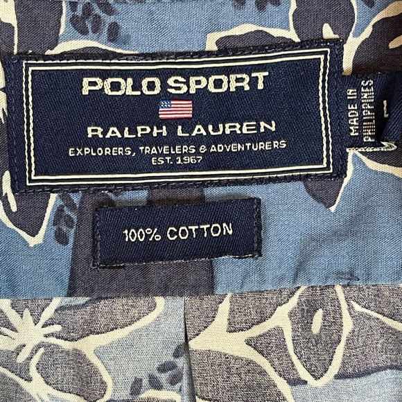 Vintage Ralph Lauren Polo Sport Hawaiian shirt - Picture 3 of 4